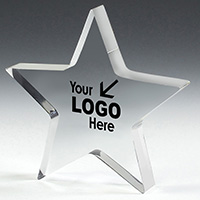 PhotoImage® Star Paperweight - 5” x 5” x 1/2”